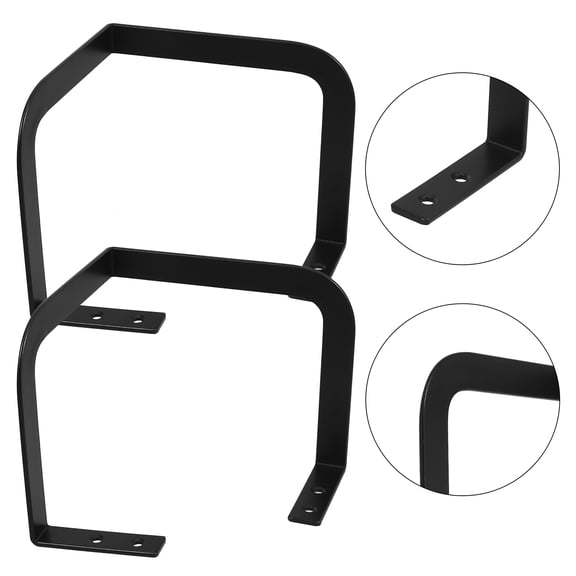 HONMEET Black Iron Mattress Retainer Bar for Metal Beds Non- Gripper Support Bar Prevents Mattress Shifting