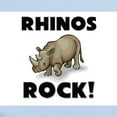 thumbnail image 2 of CafePress - Rhinos Rock! Infant Bodysuit - Baby Light Bodysuit, Size Newborn - 24 Months, 2 of 4
