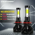 thumbnail image 6 of For Dodge Durango 2014-2015 - 4x 6000K LED Headlight + Fog Light Bulbs Combo Kit, 6 of 12