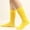 Yellow, variant on Thick Slouch Socks for Women and Men, Thermal Bubble Leg Warmers, Long Warm Compression Style Socks for Winter Wear, Watermelon Red, One Size