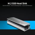 thumbnail image 2 of JONSBO M.2 SSD Disipador de calor para M.2 2280 SSD Enfriador de SSD de aluminio de una o JONSBO  Disipador de calor, 2 of 5