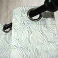 thumbnail image 4 of Ambesonne Nature Grommet Curtain, Modern Leaf Patterns, 50" x 63", Pale Green Navy Blue, 4 of 6