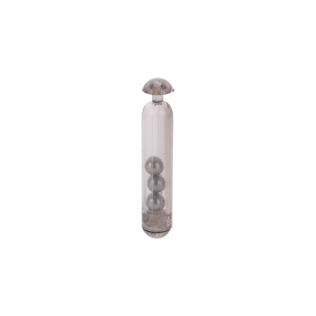Fishing Soft Lure Glass Rattles Insert Tube, Rattles Shake Attract Fly Tie Tying Additional Weight Stainless Steel For Baits Making For Soft Baits Transparent Black