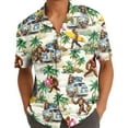 thumbnail image 5 of Funny Surfing Bigfoot Hawaiian Shirt For Men Summer Beach Big Foot Mens Hawaiian Shirts Short Sleeve Button Down Shirt Men, 5 of 7