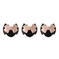 thumbnail image 2 of Decodeary Professional Hair Plate Mesh Pocket Practical Snood Net Elegant And Professional Two Bows- light pink 3Set, 2 of 6