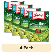 (4 pack) Libby's® Tender Young Lima Beans 15 oz. Can