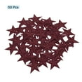 thumbnail image 3 of Uxcell Small 5Star Iron on Patches Embroidered Sew Patch Appliques Dark Wine Red 50Pcs, 3 of 7
