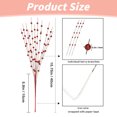 thumbnail image 3 of 10 Pcs Artificial Glitter Berry Stems Ornaments,Artificial Glitter Berries Stems,15.75 Inch Decorative Valentine’S Day Picks,Glittery Bead Sticks Branches For Home Decor,San Valentin Decoration, 3 of 6