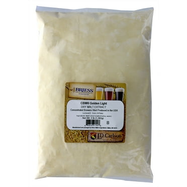 Briess Light Dry Malt Extract 3lbs for Home Brewing