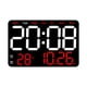 thumbnail image 1 of Reloj despertador digital con brillo ajustable de 10 niveles y modo de memoria, pantalla LED de mesa. Rojo, 1 of 9