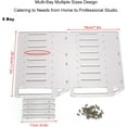 thumbnail image 3 of YISITIAN Hard Drive Rack, Hard Drive Bracket Enclosure 4/6/8/10 Bay Acrylic DIY, Cooling Solution for Multiple 3.5" HDDs Hard Drive, Cage Rack Mount Hard Drive CJ919-88252, 3 of 9