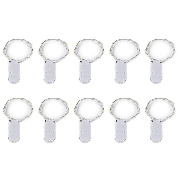 10PCSled light string - batería de botón 3 metros 30 luces luz verde Adepaton CPB-US-DYP1008-8