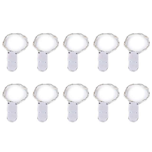 10PCSled light string - batería de botón 3 metros 30 luces luz cálida Adepaton CPB-US-DYP1008-1