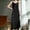 Black, variant on YHAJDS Ladies Nightgowns Sleeveless Crew Neck Ice Silk Ruched Lightweight Dress Homewear