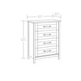 thumbnail image 3 of Better Homes & Gardens Modern Farmhouse 4-Drawer Dresser, Alabaster and Light Honey Finish, 3 of 10