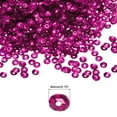 thumbnail image 2 of Loose Sequins 4MM Laser Sequins 3000Pcs Cup Sequins Embroidery Sequins for Jewelry Making Crafts Sewing,Rose Red, 2 of 5