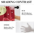 thumbnail image 5 of Christmas Kitchen Curtains Red Window Curtains and Valances Set 36 Inch, Xmas Snowman Tree Reindeer Short Tier Curtains for Kitchen, Snowflakes Small Kitchen Decor, 5 of 6