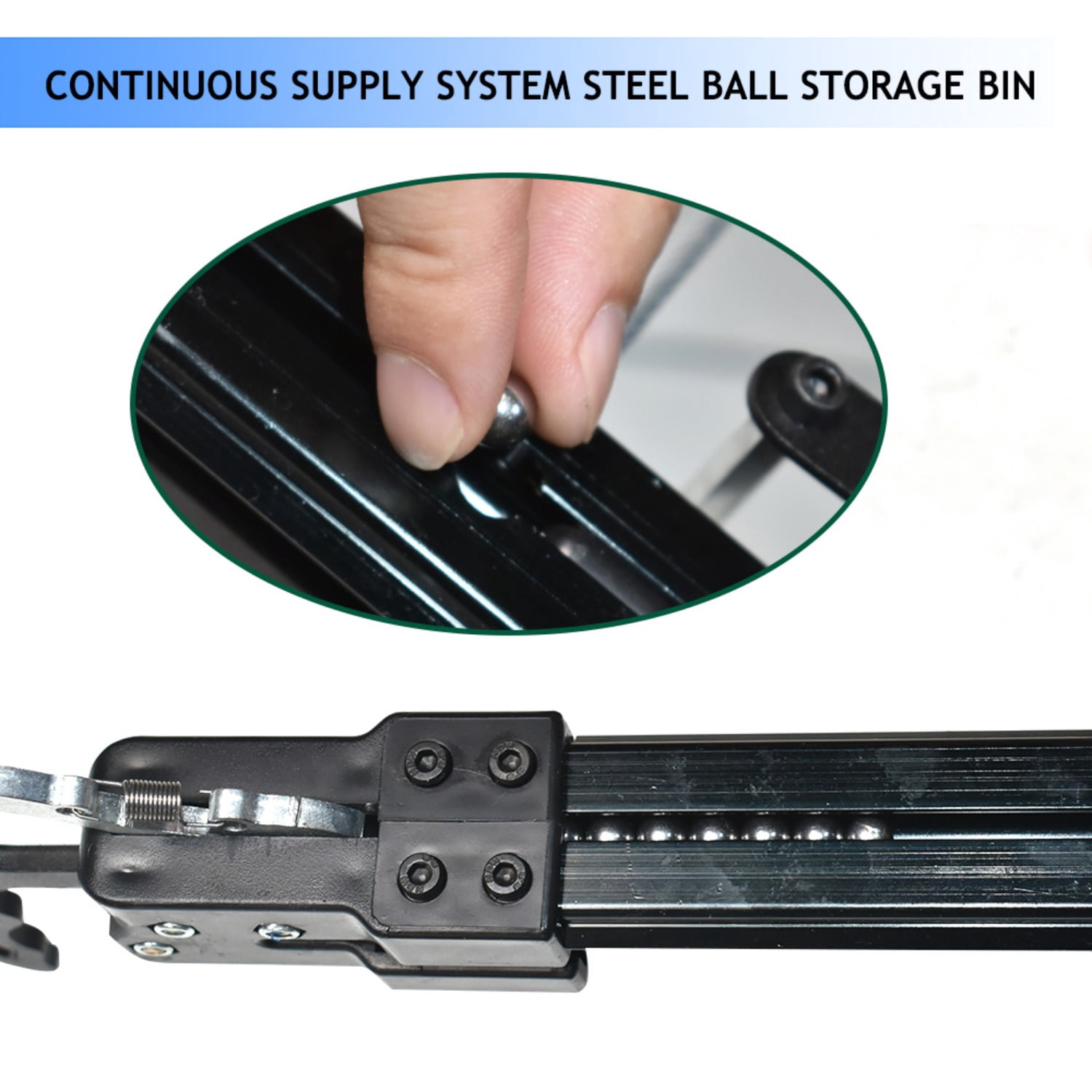 Clianle Hunting Bow, Outdoor Continuous Shooting Steel Ball Composite Bow Set for Adults