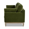 thumbnail image 3 of Jennifer Taylor Home Pasadena 75.5" Modern Farmhouse Sofa, Olive Green Performance Velvet, 3 of 9