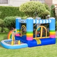 thumbnail image 2 of Casa hinchable Outsunny 2 en 1 con trampolín y piscina, 2 of 9