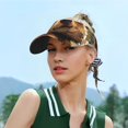 thumbnail image 4 of Kdxio Jungle Hat Bear Print Sun Visor Hat Golf Visor Adjustable Velcro Outdoor Sports Cap for Men Women, 4 of 6