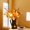 B, variant on HOARBOEG Artificial Sunflower Bouquet in Iron Bucket, Halloween & Thanksgiving Decor, Handmade Plastic Sunflowers, Multicolor, 15.75 for Home, Office, Table Centerpiece