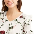thumbnail image 3 of Maternity Floral Print Top with Self Tie--Available in Plus Size, 3 of 3