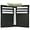 Black, variant on Men's Mini Slim Thin Bifold Genuine Leather ID Card Bill Holder Wallet (Green)