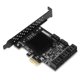 thumbnail image 2 of PCI-E to SATA3.0 Controller Expansion Board 8-Port SATA3.0 Interface Expansion Card, 2 of 4