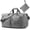 Gray, variant on Fosmon 65L Large Duffle Bag for Travel , 24" Foldable Carry On Travel Bag With Shoe Compartment, Adjustable Shoulder Strap and Padded Handle for Gym Weekender Women and Men , Black