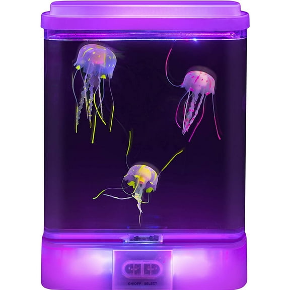 Playlearn USA Illuminated Jellyfish Lamp Color Changing Night Light Mood Lighting
