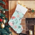 thumbnail image 4 of SKYSONIC Cow Print Christmas Stocking Personalized Large Candy Stocking Hanging Gift Xmas Stockings Decoration for Family Holiday Party Ornaments Decor Fireplace, 4 of 7