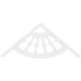 thumbnail image 2 of Ekena Millwork 72"W x 30"H x 1"P (10/12) Pitch Classic Wagon Wheel Architectural Grade PVC Gable Pediment, 2 of 7