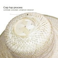 thumbnail image 3 of Happy Date Straw Sun Hat for Men and Women Great for Fishing, Lifeguards, Beach, Summer and Gardening with Wide Brim for Sun Protection, 3 of 6