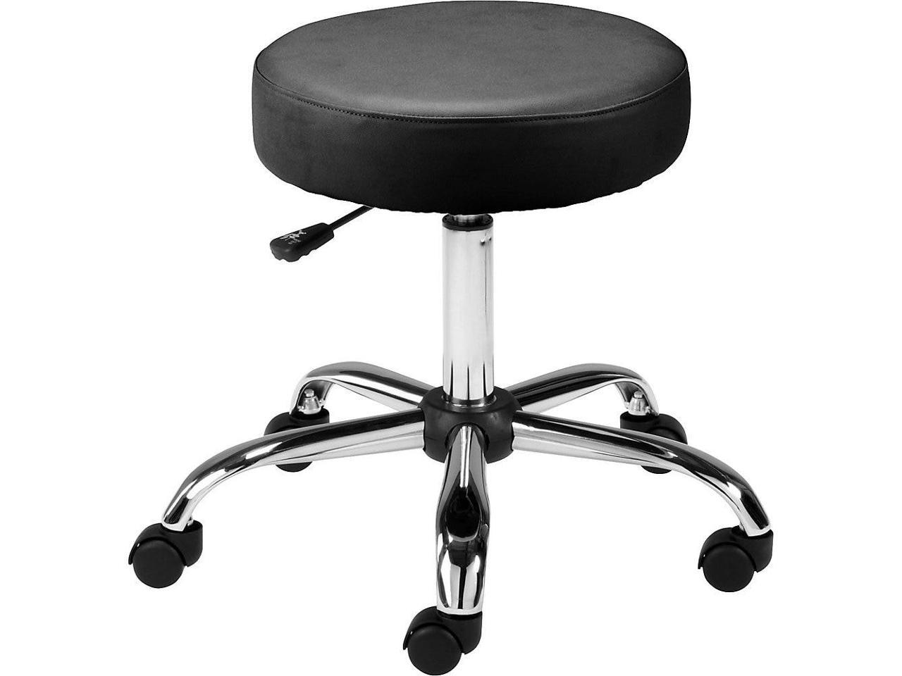 Lorell Pneumatic Height Stool Backless 24"x24"x23" Black 69513 - image 3 of 8