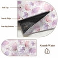 thumbnail image 5 of Round Rug 3ft Area Rug, Spring Watercolor Butterfly on White Area Rugs for Living Room Bedroom, Pink Purple Insects Floor Mat Non-Slip Non-Shedding Carpet Indoor Accent Rugs, 5 of 9