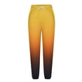 thumbnail image 5 of Byworldtasic Flowy Wide Leg Drawstring Sweatpants Women Casual Jogger Pants High Waist Gradient Sports Pants, 5 of 6