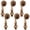 Antique Brass, variant on HDJNal Vintage Pendant Cabinet Pulls Antique Brass Drop Drawer Handles Zinc Alloy Decorative Dresser Hardware for Kitchen Cabinets Cupboard Wardrobe Furniture Elegant Retro Style (6 Pack)