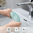 thumbnail image 3 of Wukai Blue Marble Lightweight, Quick-Drying Microfiber Towels - Soft and Absorbent for Fitness, Sports, Yoga, Travel, Gym - 2 Pack, Dark Grey, 3 of 8
