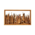 thumbnail image 2 of Art Mural Nature Arbres Nature Sauvage Foyer Multicouche Chalet Extérieur, 2 of 9