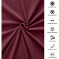 thumbnail image 4 of 100 Percent Cotton Double Brushed Flannel Sheet Set - 170 GSM Heavyweight, Deep Pockets Wine Red - California King, 4 of 5