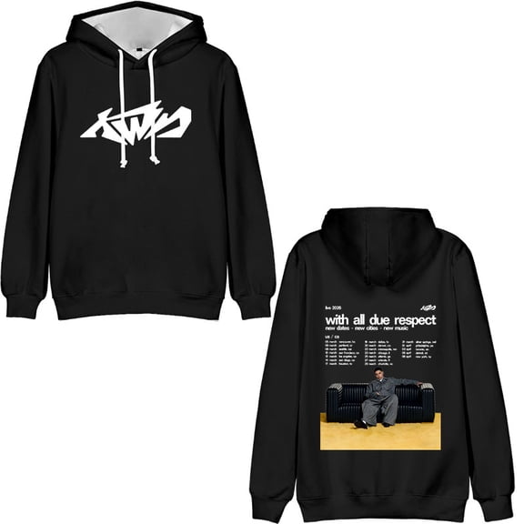 Kwn 2026 Live Show Merch Bagless Hoodie Sweatshirt Streetwear Unisex Winter&Spring Casual Fashion Y2K Pullovers Top