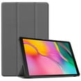 thumbnail image 1 of PANDACO Grey Leather Folio Case Samsung Galaxy Tab S7 / Tab S8 (11-inch), 1 of 4
