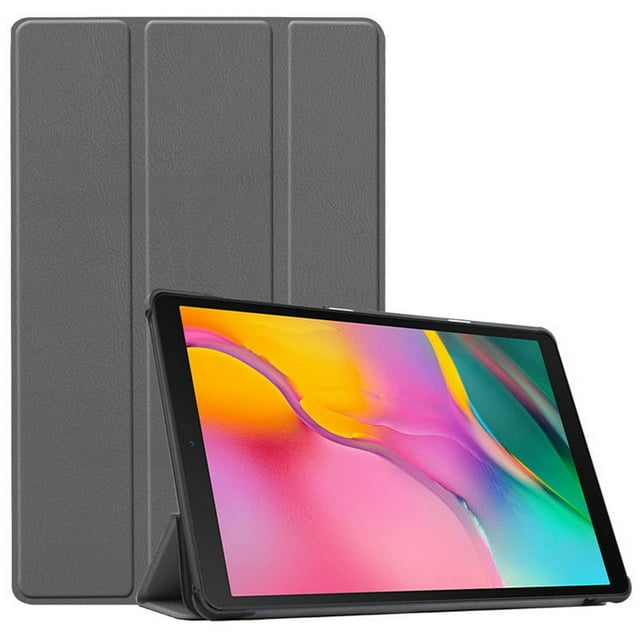 PANDACO Étui Folio en Cuir Gris Samsung Galaxy Tab S7 / Tab S8 (11 Pouces)