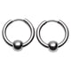 thumbnail image 1 of Guardurnaity 1 par de pendientes Unisex para mujer, pendientes exquisitos de acero inoxidable, joyería para novias, esposa, regalos, pendientes Ropa, zapatos y accesorios Miscelánea 8 mm, 1 of 6