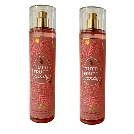 Bath and Body Works Tutti Frutti Candy Fine Fragrance Mist Set 8 fl oz