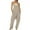 Gray1, variant on Clearance! One Piece Jumpsuits For Women Womens Casual Summer Jumpsuit Sleeveless Loose Solid Color Strap Loose Jumpsuit Pocket Jumpsuit For Women Plus Size Jumpsuit For Curvy Women Army Green S-5XL