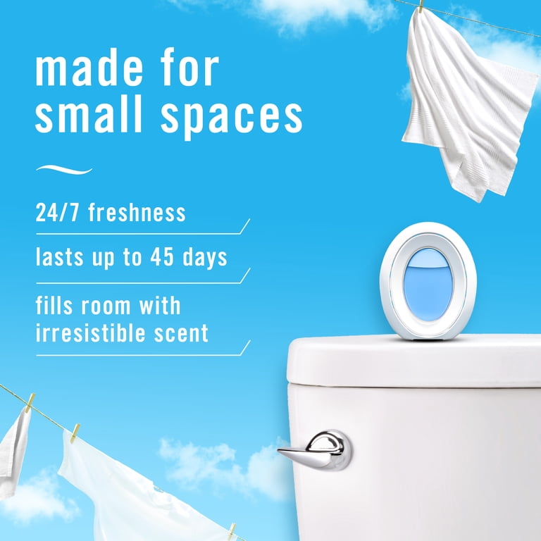 ルームスプレー Febreze, Small Spaces Air Freshener, Linen & Sky, 4ct 30ml