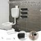 thumbnail image 1 of Estantes flotantes de acrílico transparente | Estante montado en pared para baño y dormitorio | Almacenamiento moderno y transparente para exhibición | Ahorra espacio para altavoces, routers, 1 of 9