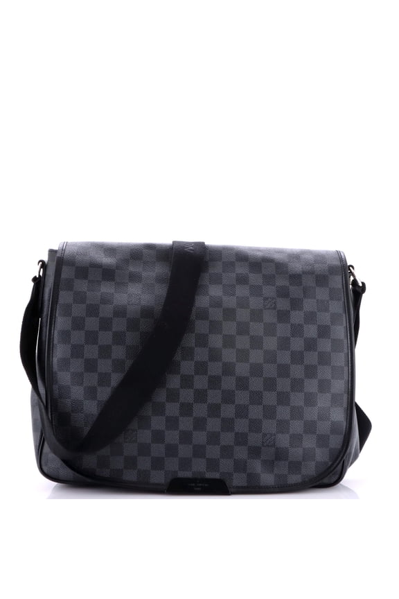 Pre-Owned Daniel Messenger Bag Damier Graphite GM By Rebag